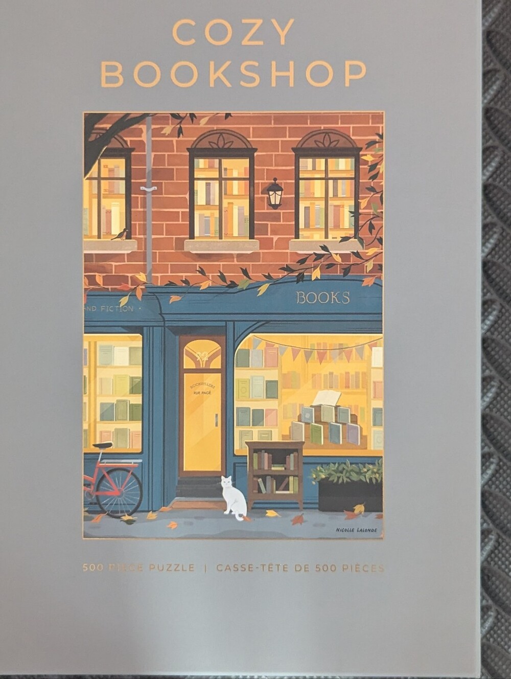 Nwt - Hobbry 500 Piece Puzzle - Cozy Bookshop
